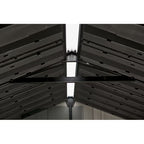 7-Ft X 7-Ft Oakland Outdoor Modern Gray Gable Roof Plastic Resin Storage Shed