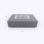 Concrete Fire Pit Table - Rectangular