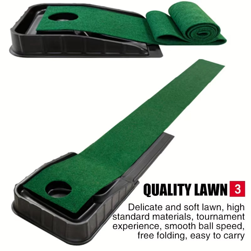 Golf Putting Blanket Putter Mat Outdoor Indoor Practice Mat Putter Exerciser Golf Putting Green