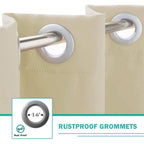 50 In. X 84 In. Indoor Outdoor Curtains Grommet Curtain (1 Panel)