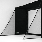 Golf Simulator Enclosure - 7 Sizes, Pro + Impact Screen and Frame INCLUDES FREE SIDE BARRIERS