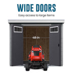 Modern 8-Ft X 6-Ft Wood Outdoor Storage Shed (Floor Included)