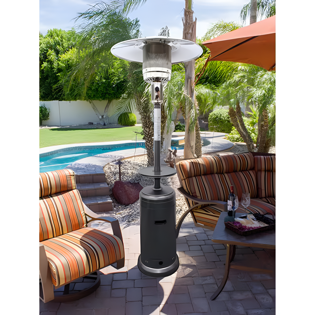 48,000 BTU Hammered Silver Propane Patio Heater