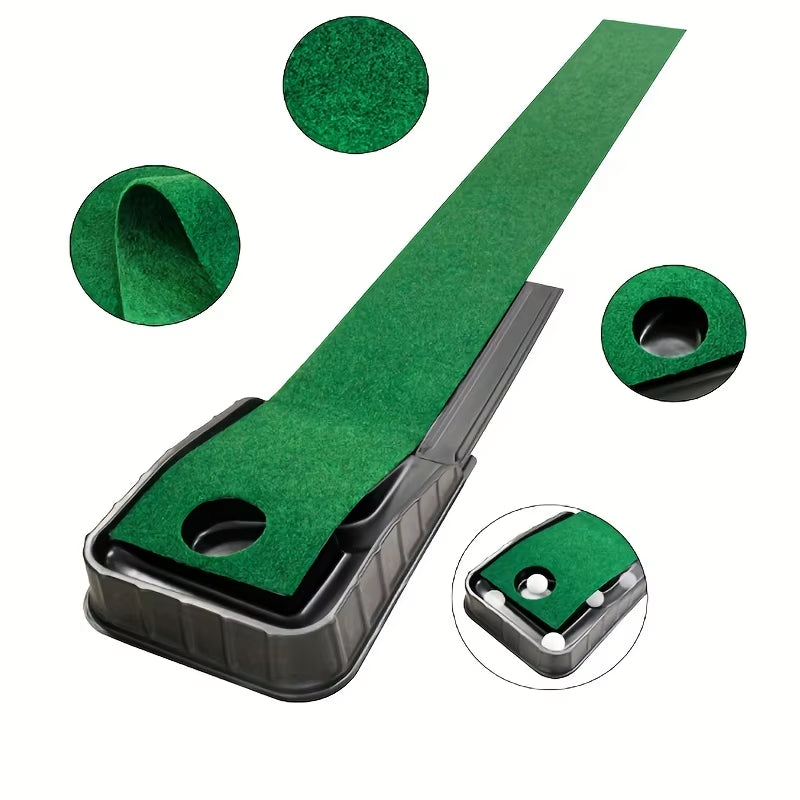 Golf Putting Blanket Putter Mat Outdoor Indoor Practice Mat Putter Exerciser Golf Putting Green