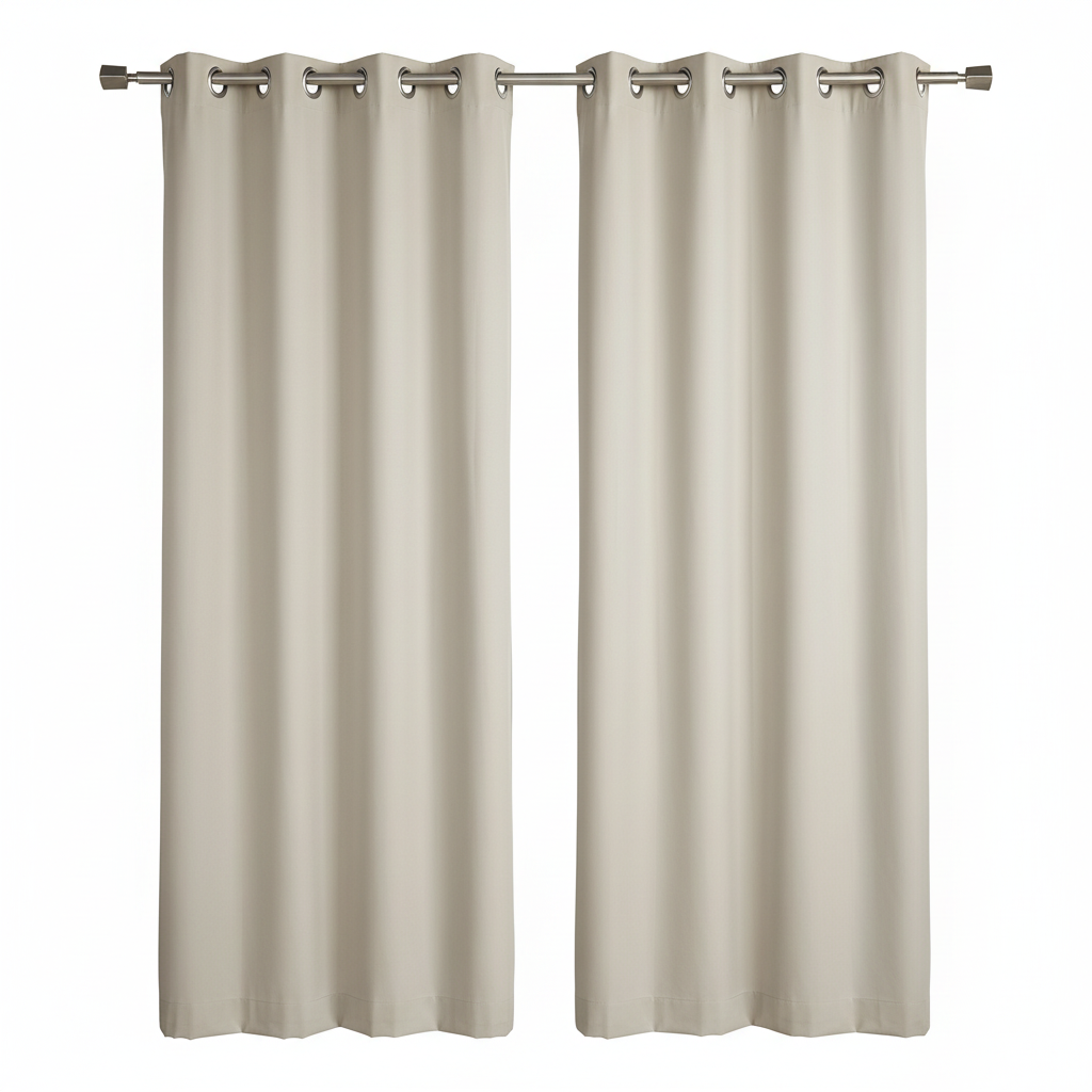 50 In. X 84 In. Indoor Outdoor Curtains Grommet Curtain (1 Panel)