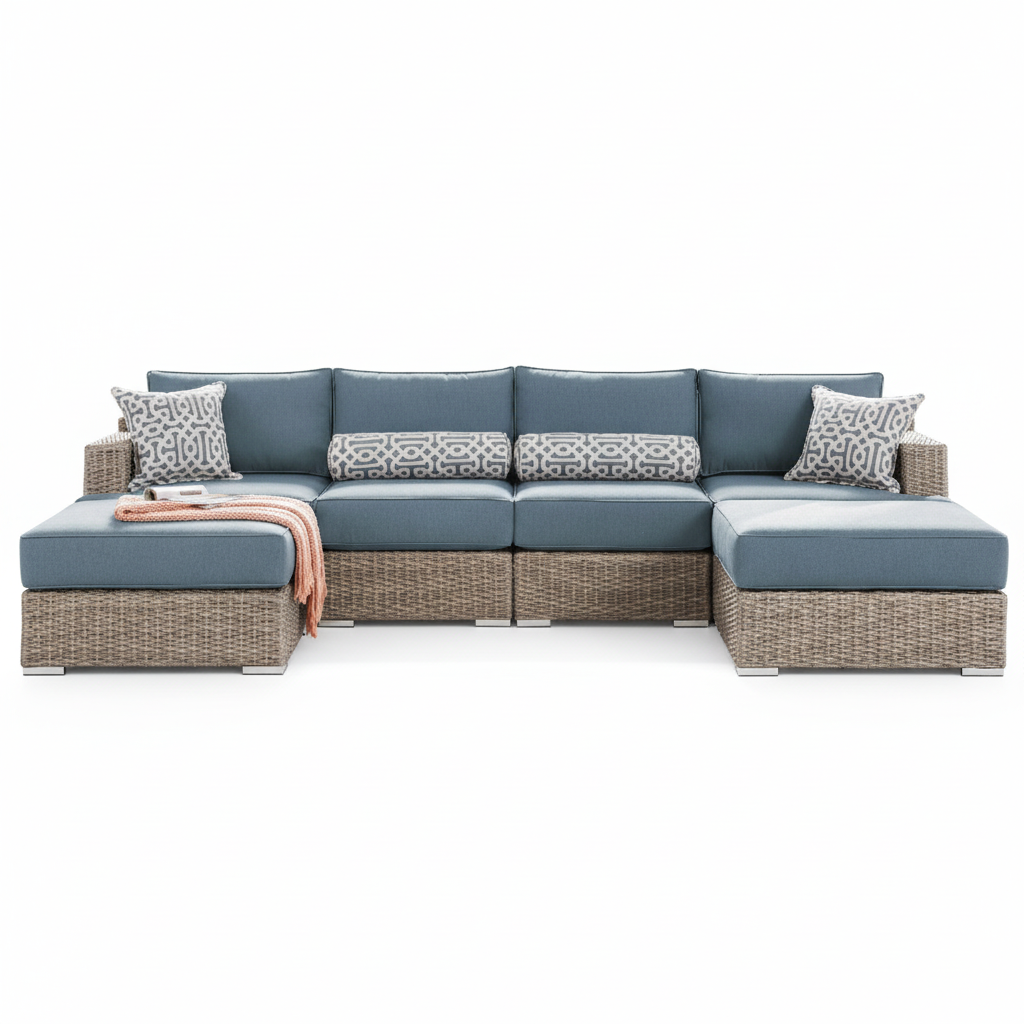 Sirio Niko 6-Piece Modular Outdoor Patio Seating Set
