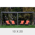 Mirador Adjustable Louvered Aluminum Pergola